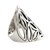 Sterling silver cocktail ring, 'Bamboo Breeze' - Sterling silver cocktail ring (image 2b) thumbail
