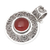 Carnelian pendant, 'Luxury' - Sterling Silver and Carnelian Pendant