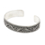 Sterling silver cuff bracelet, 'Fern Ribbon' - Artisan Crafted Sterling Silver Cuff Bracelet (image 2b) thumbail
