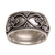 Sterling silver band ring, 'When Hearts Meet' - Handmade Sterling Silver Band Ring from Indonesia (image 2e) thumbail
