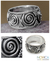 Sterling silver band ring, 'Whirlwind' - Handmade Sterling Silver Band Ring thumbail