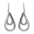 Sterling silver dangle earrings, 'Raindrop Tears' - Sterling Silver Dangle Earrings thumbail