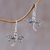 Citrine dangle earrings, 'Enchanted Dragonfly' - Sterling Silver Citrine Dangle Earrings (image 2b) thumbail