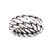 Men's sterling silver ring, 'Sanca Kembang Python' - Men's Sterling Silver Band Ring (image 2c) thumbail