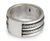 Men's sterling silver ring, 'Valiant' - Men's Unique Sterling Silver Band Ring thumbail