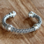 Sterling silver cuff bracelet, 'Balinese Legend' - Artisan jewellery Sterling Silver Cuff Bracelet thumbail