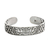 Sterling silver cuff bracelet, 'Indonesian Lace' - Artisan Crafted Sterling Silver Cuff Bracelet (image 2a) thumbail