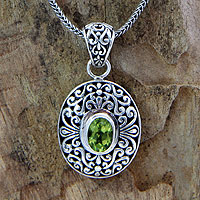Featured review for Peridot pendant necklace, Verdant Beauty