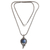 Cultured pearl pendant necklace, 'Sky Catcher' - Handcrafted Sterling Silver and Pearl Necklace (image 2a) thumbail