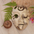 Wood mask, 'Wink at Me' - Modern Wood Mask (image 2j) thumbail