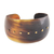 Horn cuff bracelet, 'Evening Horizon' - Indonesian Modern Horn Cuff Bracelet