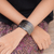 Horn cuff bracelet, 'Evening Horizon' - Indonesian Modern Horn Cuff Bracelet