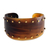 Horn cuff bracelet, 'Sunset Harbor' - Handcrafted Modern Horn Cuff Bracelet thumbail