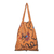 Cotton batik foldable tote bag, 'Madura Legacy' - Hand Crafted Batik Cotton Foldable Shopping Tote Bag thumbail