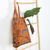Cotton batik foldable tote bag, 'Madura Legacy' - Hand Crafted Batik Cotton Foldable Shopping Tote Bag (image 2b) thumbail