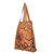 Cotton batik foldable tote bag, 'Madura Legacy' - Hand Crafted Batik Cotton Foldable Shopping Tote Bag (image 2c) thumbail