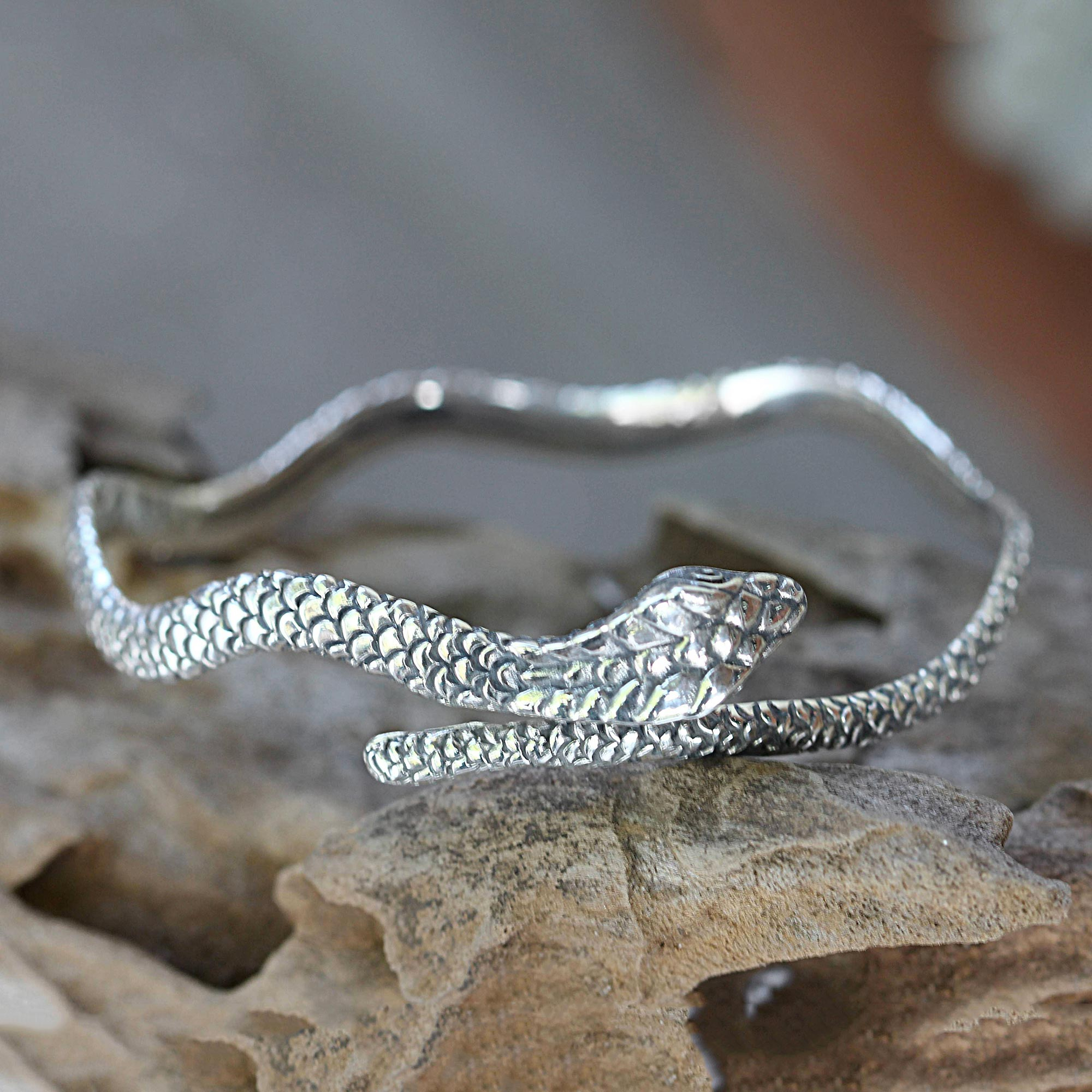 6MM Solid 925 sterling silver handmade amazing snake chain flexible unisex bracelet  jewelry elegant custom wrist belt bracelet india sbr680 | TRIBAL ORNAMENTS