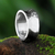 Sterling silver band ring, 'Love Testimonial' - Sterling Silver Band Ring (image 2) thumbail