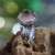 Smoky quartz domed ring, 'Mount Agung Path' - Smoky quartz domed ring thumbail