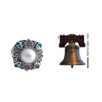 Cultured pearl and blue topaz cocktail ring, 'Water Shrine' - Handmade Sterling Silver and Pearl Cocktail Ring