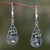 Prasiolite and tsavorite dangle earrings, 'Tropical Frog' - Prasiolite and Sterling Silver Dangle Earrings thumbail