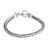 Men's sterling silver bracelet, 'Silver Serpent' - Men's Sterling Silver Chain Bracelet