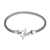 Men's sterling silver bracelet, 'Balinese Braid' - Men's Sterling Silver Chain Bracelet (image 2b) thumbail