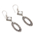Cultured pearl dangle earrings, 'Moonlight Ferns' - Cultured Pearl Dangle Earrings