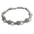 Men's sterling silver link bracelet, 'Tropical Crocodile' - Men's Sterling Silver Link Bracelet (image 2a) thumbail
