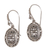 Sterling silver flower earrings, 'Pura Lotus' - Indonesian Sterling Silver Dangle Earrings (image 2a) thumbail