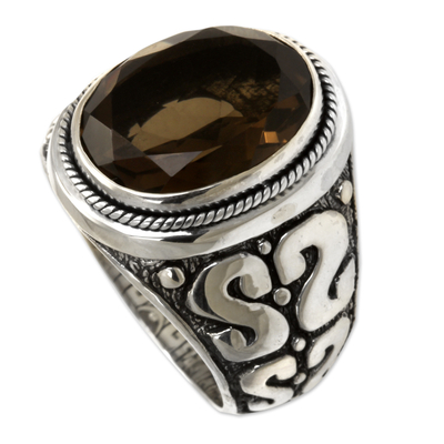 Anillo de plata exclusivo para hombre, anillo ancho de plata unisex, anillo  grande masculino, joyería para el, anillo hombre de plata. -  México