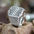 Men's sterling silver ring, 'Batik Shield' - Men's sterling silver ring (image 2) thumbail