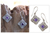 Amethyst flower earrings, 'Batuan Garden' - Amethyst flower earrings