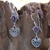 Garnet heart earrings, 'Love's Compassion' - Heart Shaped Sterling Silver and Garnet Earrings thumbail