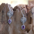 Amethyst dangle earrings, 'Kintamani' - Sterling Silver and Amethyst Dangle Earrings thumbail