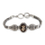 Smoky quartz pendant bracelet, 'Forever' - Smoky quartz pendant bracelet (image 2b) thumbail