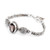 Smoky quartz pendant bracelet, 'Forever' - Smoky quartz pendant bracelet
