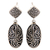 Sterling silver earrings, 'Moonlit Dance' - Artisan Crafted Sterling Silver Dangle Earrings thumbail