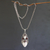 Bone and garnet pendant necklace, 'Royal Heir' - Hand Made Indonesian Silver and Garnet Necklace (image 2b) thumbail