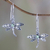 Peridot dangle earrings, 'Enchanted Dragonfly' - Sterling Silver and Peridot Dangle Earrings thumbail