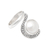 Cultured pearl cocktail ring, 'Sanur Swirl' - Pearl and Sterling Silver Cocktail Ring (image 2c) thumbail