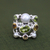 Pearl and peridot cluster ring, 'Tree of Lights' - Pearl and Peridot Cluster Ring thumbail