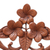 Wood wall sculpture, 'Frangipani Garland' - Handmade Floral Wood Relief Panel from Indonesia (image 2b) thumbail