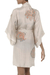 Silk robe, 'Evening Impression' - Women's Handcrafted Silk Robe (image p199790) thumbail