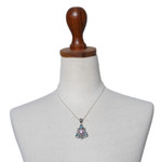 Curated gift set, 'Love Moon' - Silver Blue Topaz & Pearl Necklace Earrings Curated Gift Box