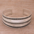 Sterling silver cuff bracelet, 'Balinese Ruffles' - Modern Sterling Silver Cuff Bracelet thumbail