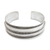 Sterling silver cuff bracelet, 'Balinese Ruffles' - Modern Sterling Silver Cuff Bracelet (image 2a) thumbail