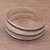 Sterling silver cuff bracelet, 'Balinese Ruffles' - Modern Sterling Silver Cuff Bracelet (image 2c) thumbail