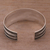 Sterling silver cuff bracelet, 'Balinese Ruffles' - Modern Sterling Silver Cuff Bracelet (image 2e) thumbail