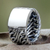 Men's sterling silver ring, 'Fire Lord' - Men's Handcrafted Sterling Silver Band Ring (image 2) thumbail